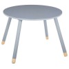 Children's table Playful pakoworld grey-natural D60x43.5cm