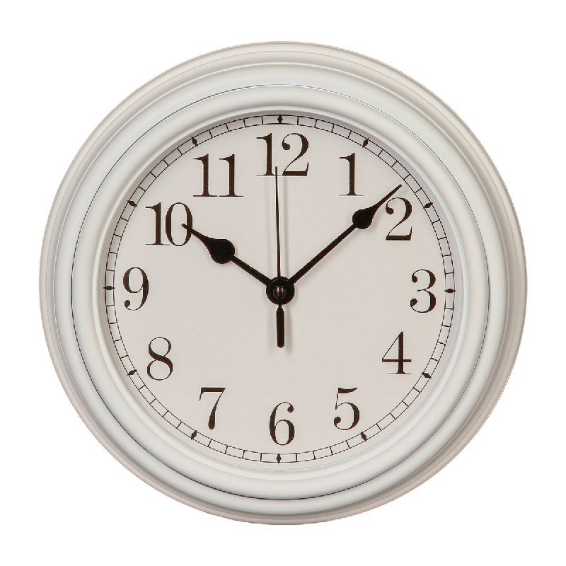 Ρολόι PWD-0075 pakoworld λευκό Φ23x5εκ