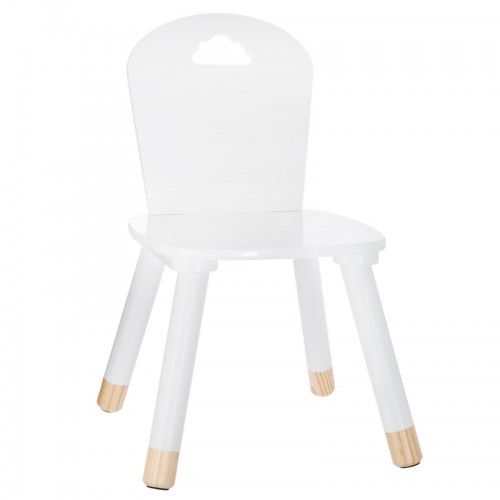 Παιδική καρέκλα Playful pakoworld λευκό 32x31.5x50εκ