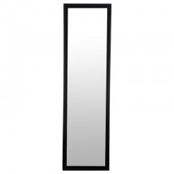 Καθρέπτης δαπέδου PWD-0112 pakoworld polyresin-γυαλί μαύρο 39x35.5x125εκ