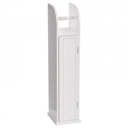 Χαρτοθήκη-ντουλάπι μπάνιου Aqua pakoworld λευκό 18x20x79.4εκ