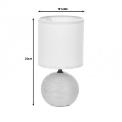 Table lamp PWL-1210 pakoworld E14 60W ceramic gray D13x25cm Table lamp PWL-1210 pakoworld E14 60W ceramic gray D13x25cm