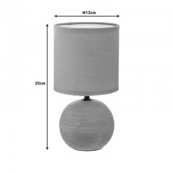 Table lamp PWL-1210 pakoworld E14 60W ceramic khaki D13x25cm Table lamp PWL-1210 pakoworld E14 60W ceramic khaki D13x25cm