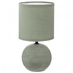 Table lamp PWL-1210 pakoworld E14 60W ceramic khaki D13x25cm