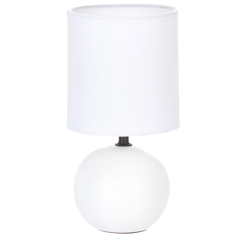 Table lamp PWL-1210 pakoworld E14 60W ceramic white D13x25cm