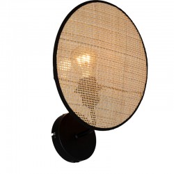 Wall lamp Persy pakoworld natural-black 27x12x32.5cm Wall lamp Persy pakoworld natural-black 27x12x32.5cm