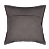 Deco cushion Glober pakoworld in dark grey color 45x45cm