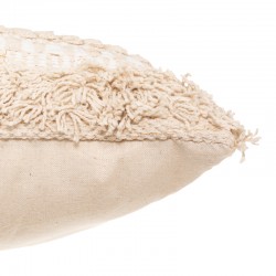 Deco cushion Notika I pakoworld in beige color 40x40cm Deco cushion Notika I pakoworld in beige color 40x40cm