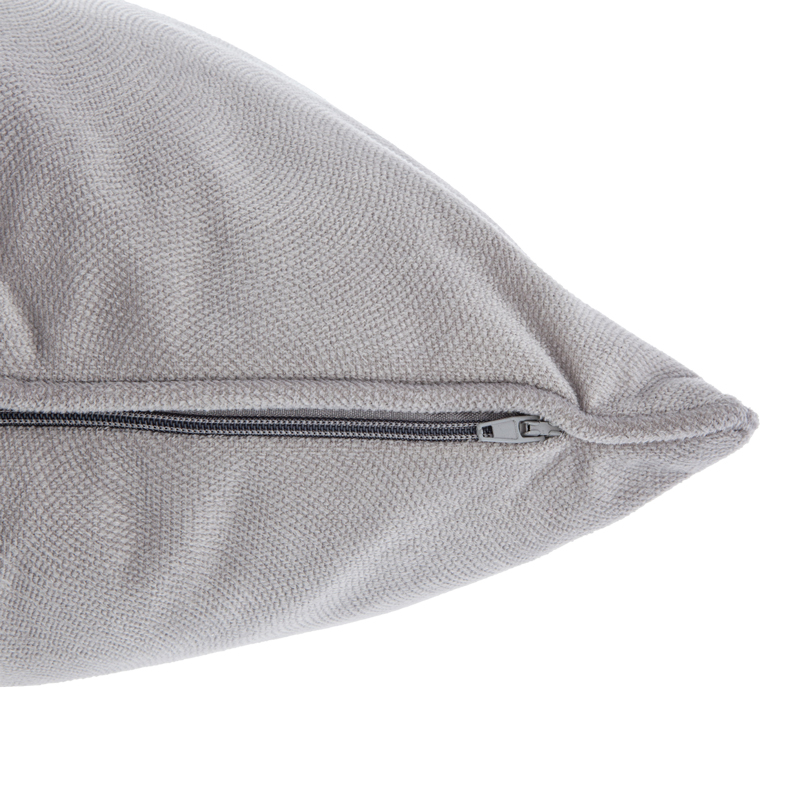 Deco cushion Lubel pakoworld in light grey color 30x50cm Deco cushion Lubel pakoworld in light grey color 30x50cm