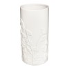 Vase Hanie pakoworld ceramic in white color D12x25cm