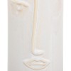 Vase Facebo pakoworld ceramic in white-beige color D11x25cm