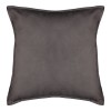 Deco cushion Derfon pakoworld in dark grey color 55x55cm