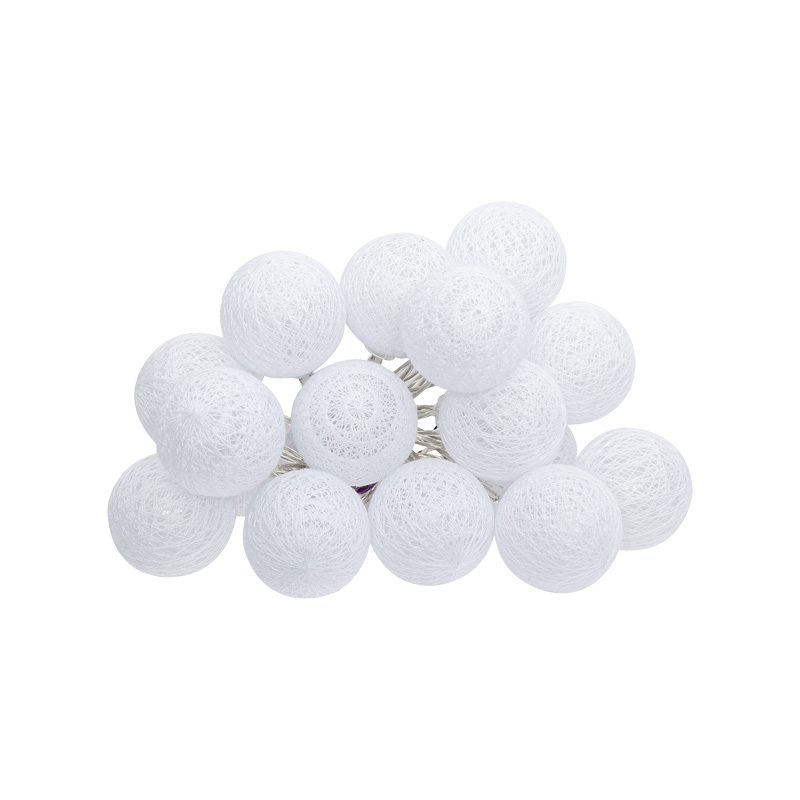 Deco led lamps Batoni pakoworld pvc in white color D3.5x260cm