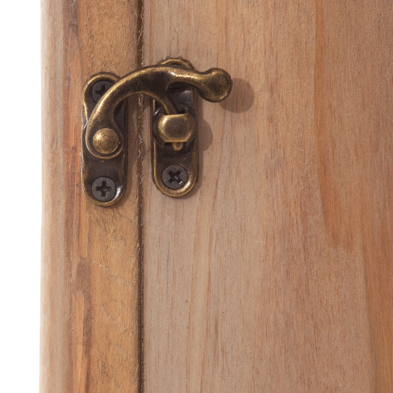 Wall keybox Keledy pakoworld fir in natural color 26.4x8x38cm Wall keybox Keledy pakoworld fir in natural color 26.4x8x38cm