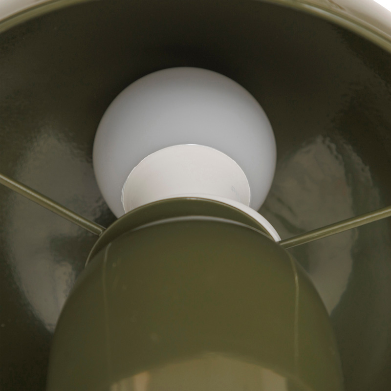 Table lamp Mushi pakoworld metal in khaki color D20x24,5cm Table lamp Mushi pakoworld metal in khaki color D20x24,5cm