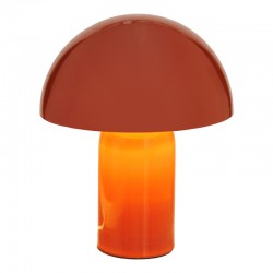 Table lamp Mushi pakoworld metal in terracotta color D20x24,5cm Table lamp Mushi pakoworld metal in terracotta color D20x24,5cm