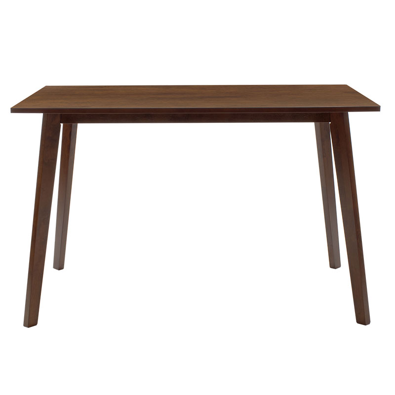 Dining set Benson - Orlean pakoworld 5pcs 120x80x75cm in walnut - beige fabric Dining set Benson - Orlean pakoworld 5pcs 120x80x75cm in walnut - beige fabric