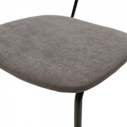Dining table Shazam-Tania pakoworld 7pcs polymorphic-opening MDF grey cement-dark grey 120-160x80x76cm Dining table Shazam-Tania pakoworld 7pcs polymorphic-opening MDF grey cement-dark grey 120-160x80x76cm