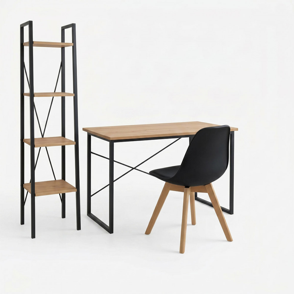 Student office furniture package Zayin-Ramon-Gaston I pakoworld set of 3 pcs