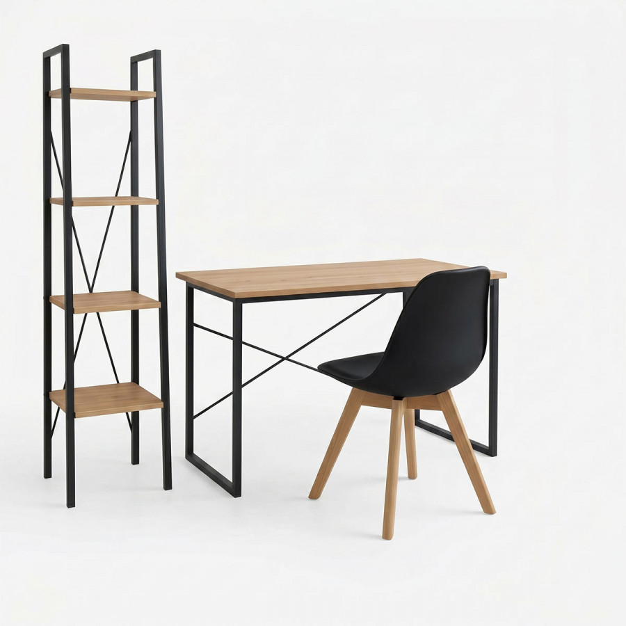 Student office furniture package Zayin-Ramon-Gaston I pakoworld set of 3 pcs