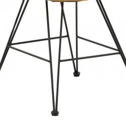Naoki F pakoworld dining table set of 3 natural rattan-black metal-glass 80x80x78cm Naoki F pakoworld dining table set of 3 natural rattan-black metal-glass 80x80x78cm