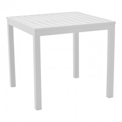 Kliton dining table - Clutch set of 3 pakoworld aluminum in white shade 80x80x74cm Kliton dining table - Clutch set of 3 pakoworld aluminum in white shade 80x80x74cm