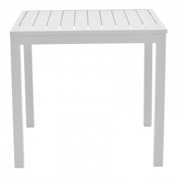 Dining table Kliton - Pino set of 3 pakoworld aluminum in white shade 80x80x74cm Dining table Kliton - Pino set of 3 pakoworld aluminum in white shade 80x80x74cm
