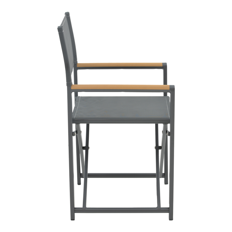 Kliton-Mabu dining table set of 5 pakoworld aluminum in anthracite shade 80x80x74cm Kliton-Mabu dining table set of 5 pakoworld aluminum in anthracite shade 80x80x74cm