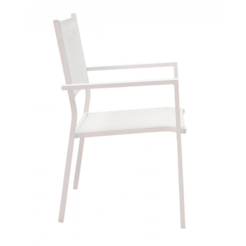 Kliton-Moly dining table set of 5 pakoworld aluminum in white shade 150x80x74cm Kliton-Moly dining table set of 5 pakoworld aluminum in white shade 150x80x74cm