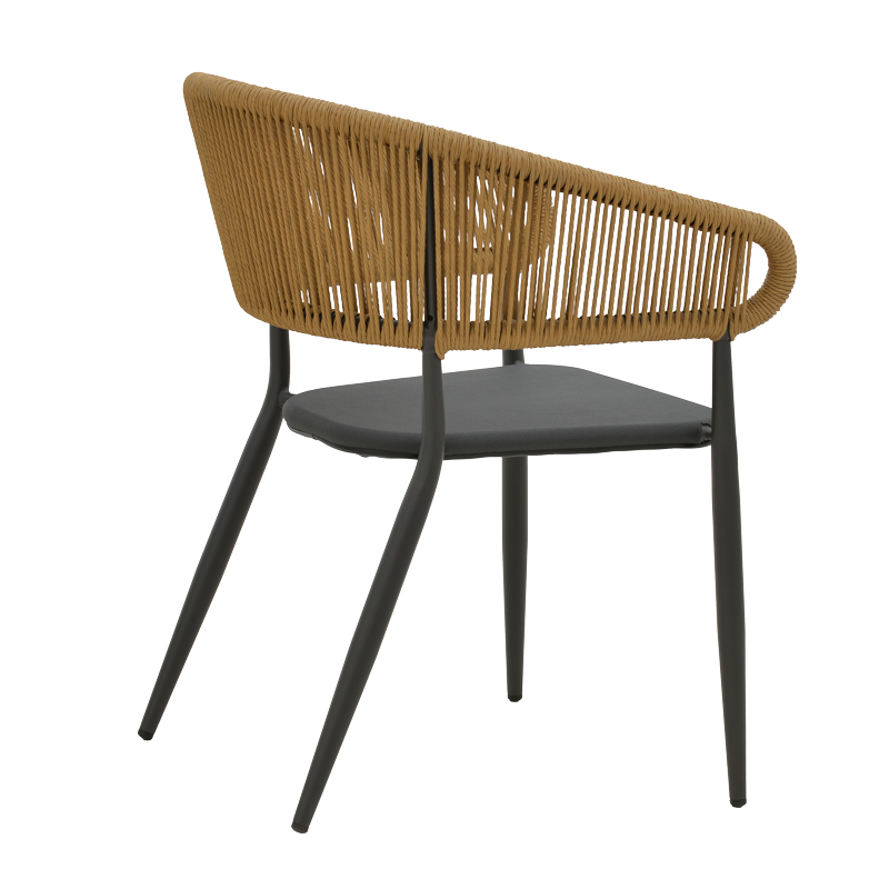 Dining table Raven-Kliton A set of 5 pakoworld aluminum in anthracite shade 150x80x74cm Dining table Raven-Kliton A set of 5 pakoworld aluminum in anthracite shade 150x80x74cm