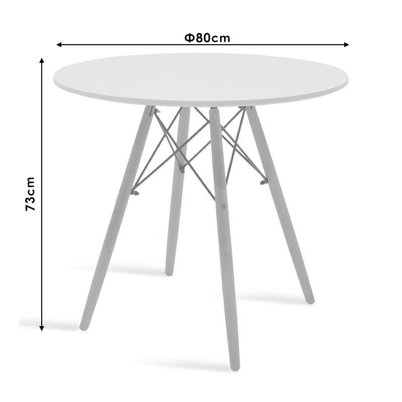 Aurora-Julita pakoworld dining table set of 3 pp-mdf in black-natural color D80x73cm Aurora-Julita pakoworld dining table set of 3 pp-mdf in black-natural color D80x73cm