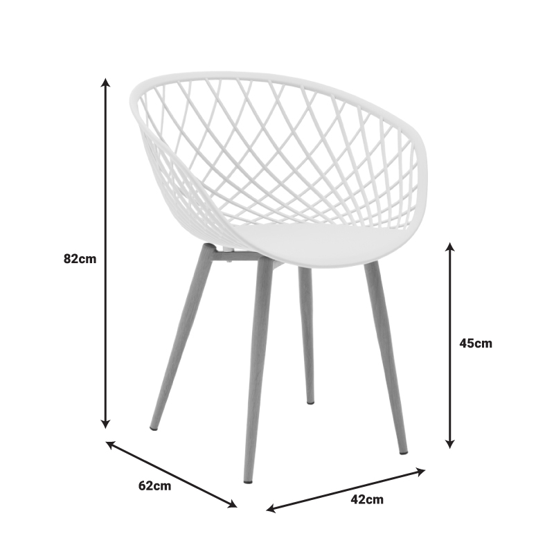 Ezra-Julita pakoworld dining table set of 3 pp-mdf in grey-white-natural color D60x73cm Ezra-Julita pakoworld dining table set of 3 pp-mdf in grey-white-natural color D60x73cm