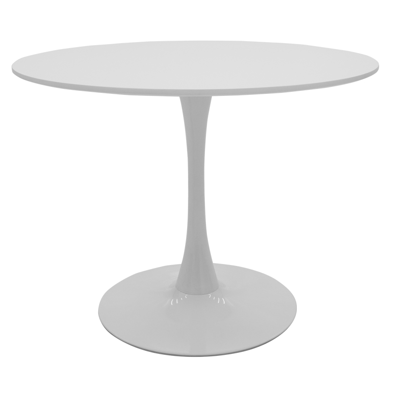 Ezra-Balou pakoworld dining table set of 5 pp-mdf in white color D100x75cm Ezra-Balou pakoworld dining table set of 5 pp-mdf in white color D100x75cm