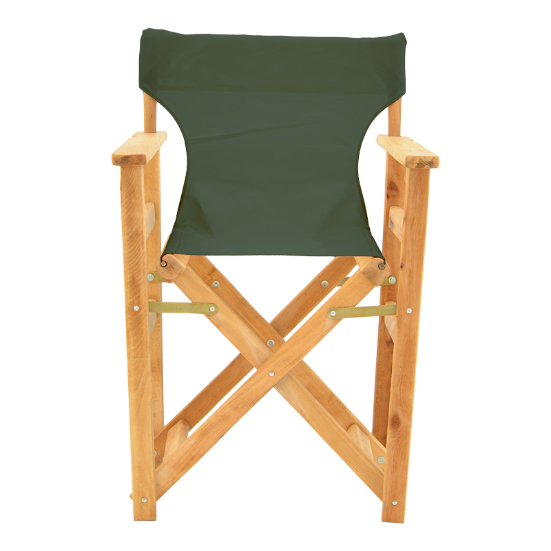 Kompa pakoworld director\'s chair, solid beech wood, natural - Nexus dark green fabric Kompa pakoworld director\'s chair, solid beech wood, natural - Nexus dark green fabric