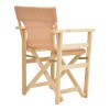 Director's armchair frame Kompa pakoworld solid beech wood inpainted wood color 56.5x54x88cm