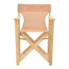 Director's armchair frame Kompa pakoworld solid beech wood inpainted wood color 56.5x54x88cm