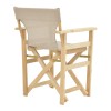 Director's armchair frame Kompa pakoworld solid beech wood inpainted wood color 56.5x54x88cm