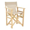 Director's armchair frame Kompa pakoworld solid beech wood inpainted wood color 56.5x54x88cm