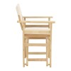Director's armchair frame Kompa pakoworld solid beech wood inpainted wood color 56.5x54x88cm