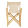 Director's armchair frame Kompa pakoworld solid beech wood inpainted wood color 56.5x54x88cm