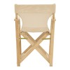 Director's armchair frame Kompa pakoworld solid beech wood inpainted wood color 56.5x54x88cm