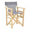 Director's armchair frame Kompa pakoworld solid beech wood inpainted wood color 56.5x54x88cm