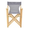 Director's armchair frame Kompa pakoworld solid beech wood inpainted wood color 56.5x54x88cm