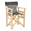 Director's armchair frame Kompa pakoworld solid beech wood inpainted wood color 56.5x54x88cm