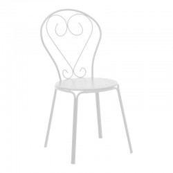 Vergo-Chari pakoworld dining set 3pcs metal in white shade Vergo-Chari pakoworld dining set 3pcs metal in white shade