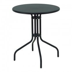 Vergo-Pomedon pakoworld dining set 3pcs metal in black shade Vergo-Pomedon pakoworld dining set 3pcs metal in black shade