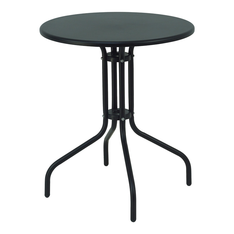 Vergo-Tarete pakoworld dining set 3pcs metal in black shade Vergo-Tarete pakoworld dining set 3pcs metal in black shade