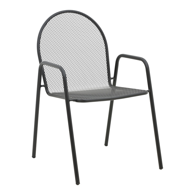 Watson-Tarete pakoworld dining set 3pcs metal in black shade Watson-Tarete pakoworld dining set 3pcs metal in black shade