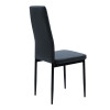 Dining table set of 3 pieces Manka-Parker pakoworld madf in black-sonoma color 80x80x77cm