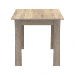 Τραπεζαρία Manka-Bella pakoworld σετ 5τεμ σε sonoma απόχρωση 110x80x70εκ